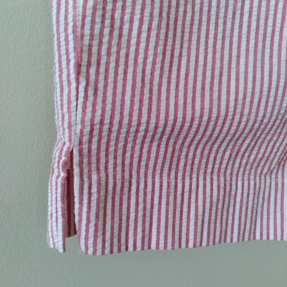 Quacker Factory Seersucker Striped Capris - Picture 5 of 7